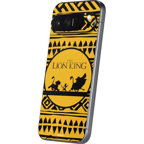 Disney The Lion King Simba Timon and Pumba Tribal Print Pixel 9 Pro XL Skin